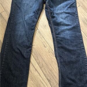 Men's Bootcut Jeans - Dark Blue